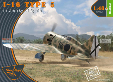CLPCP48021 1:48 Clear Prop Models I-16 Type 5 Early 'In the Sky of Spain'