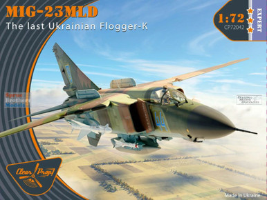 CLPCP72042 1:72 Clear Prop Models MiG-23MLD Flogger-K 'The Last Ukrainian Flogger-K'