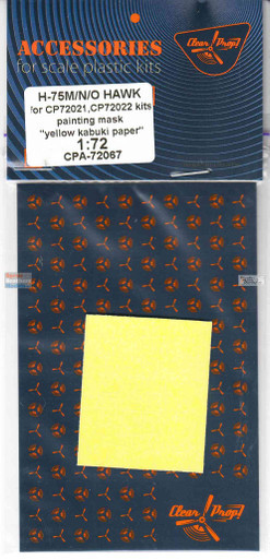 CLPCPA72067A 1:72 Clear Prop Models Hawk H-75M/N/O Paint Mask Set (CLP kit)