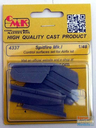 CMK4337 1:48 CMK Spitfire Mk.I Control Surfaces Set (AFX kit)