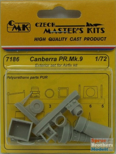CMK7186 1:72 CMK Canberra PR Mk 9 Exterior Set (AFX kit) #7186