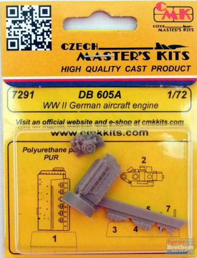 CMK7291 1:72 CMK DB 605A WW2 German Aircraft Engine