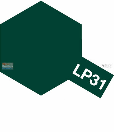 TAM82131 Tamiya Lacquer Paint LP-31 Dark Green 2 (IJN) 10ml (1/3 fl oz)