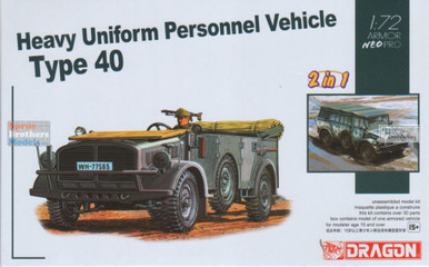DML7379 1:72 Dragon Heavy Uniform Personnel Vehicle Type 40 (2in1)