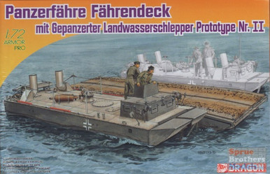 DML7509 1:72 Dragon Panzerfahre Fahrendeck mit Gepanzerter Landwasserschlepper Prototype Nr.II