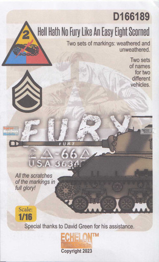 ECH166189 M4A3E8 Sherman Hell Hath No Fury Like An Easy Eight Scorned