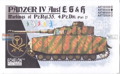 ECH351039 1:35 Echelon 4.Pz.Div. Panzer IV Ausf. E, G & H (Pt 2)