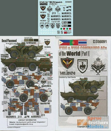 ECH356091 1:35 Echelon V100 & V150 Commando ACs of the World (Part 1) #356091