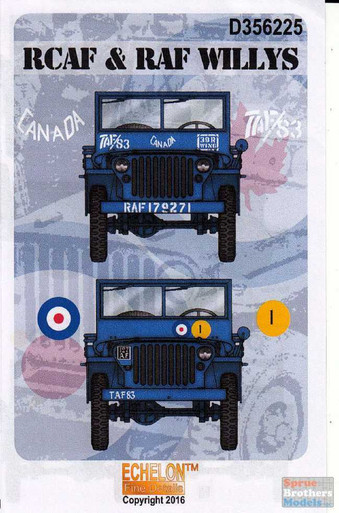 ECH356225 1:35 Echelon RCAF & RAF Willys