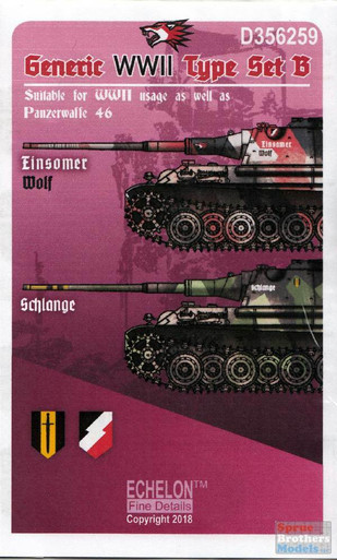 ECH356259 1:35 Echelon Generic WW2 Type Set B