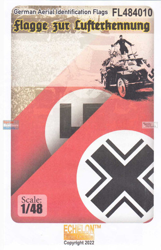 ECH484010 1:48 Echelon WW2 German Aerial Identification / Recognition Flags