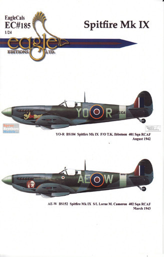 ECL24185 1:24 Eagle Editions Spitfire Mk.IX Part 3