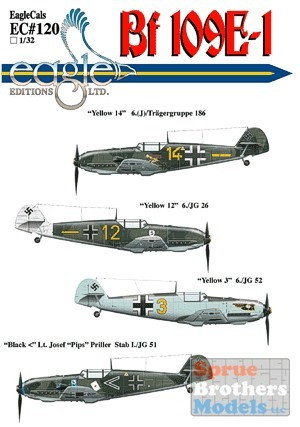 ECL32120 1:32 Eagle Editions Bf 109E-1 #32120