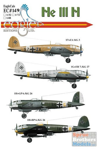 ECL32149 1:32 Eagle Editions He 111H