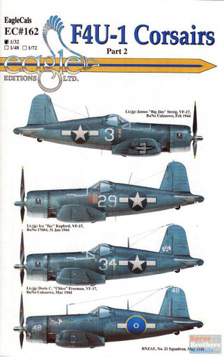 ECL32162 1:32 Eagle Editions F4U-1 Corsair Part 2
