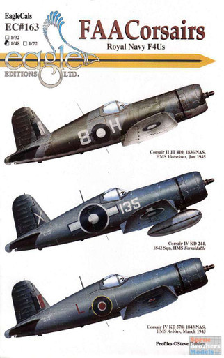 ECL48163 1:48 Eagle Editions FAA Corsairs Royal Navy F4Us