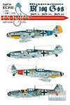 ECL72041 1:72 Eagle Editions Bf109G-6's of JG3 JG53 and JG54 #72041