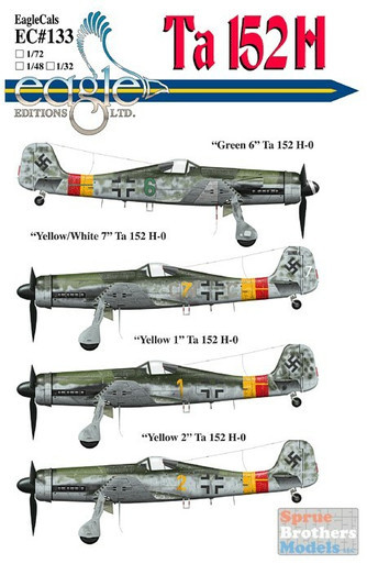 ECL72133 1:72 Eagle Editions Ta 152H JG301 #72133