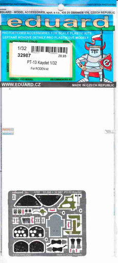 EDU32987 1:32 Eduard Color PE - PT-13 Kaydet Detail Set (ROD kit)