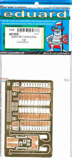 EDU481065 1:48 Eduard PE - Spitfire Mk.V Landing Flaps (EDU kit)