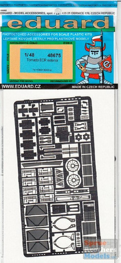 EDU48675 1:48 Eduard PE - Tornado ECR Exterior Detail Set (HBS kit) #48675