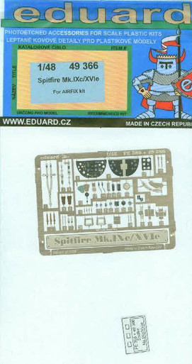 EDU49366 1:48 Eduard Color PE - Spitfire Mk IXc / XVIe (AFX kit) #49366