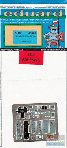 EDU49526 1:48 Eduard Color PE - Tornado GR.1 Interior Detail Set (HBS kit) #49526