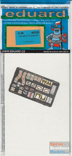 EDU49528 1:48 Eduard Color PE - Tornado ECR Seatbelts (HBS kit) #49528