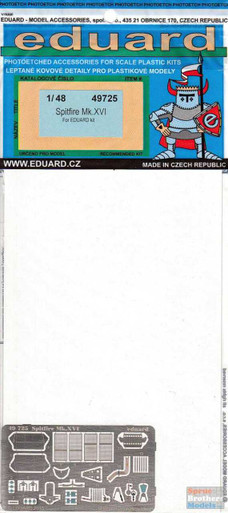 EDU49725 1:48 Eduard Color PE - Spitfire Mk.XVI Detail Set (EDU kit)