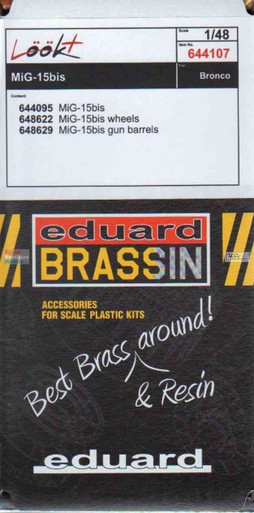 EDU644107 1:48 Eduard LookPlus - MiG-15bis Fagot Detail Set (BNC kit)