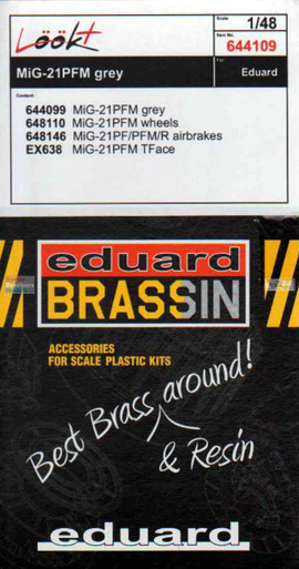 EDU644109 1:48 Eduard LookPlus - MiG-21PFM (grey) Fishbed Detail Set (EDU kit)