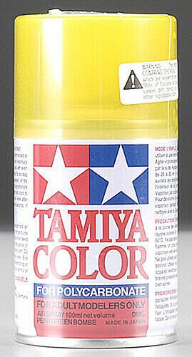 TAM86042 Tamiya PS-42 Translucent Yellow Lexan Spray Paint (100ml)
