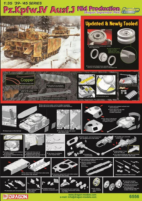 DML6556 Pz.Kpfw.IV Ausf. J Mid Production - Smart Kit 1/35