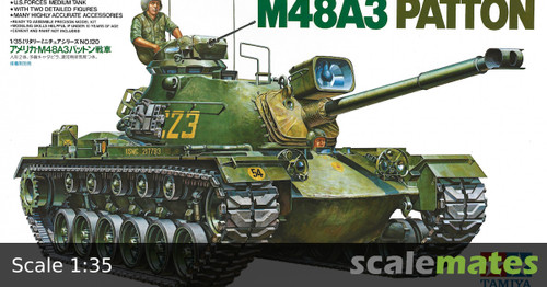 TAM35120 Tamiya U.S. M48A3 PATTON TANK