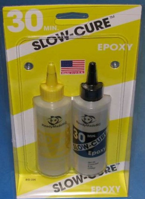 BSI206 Slow-Cure 30 Min Epoxy 9oz