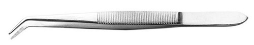 EXL30415  Stainless Steel Tweezers -- 6" Curved Point, Carded *