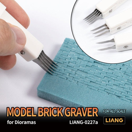LIA0227 Model Brick Graver for Dioramas (1/35)