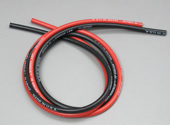 (D) 1410 Wet Noodle Flex 12-Gauge Red 2'/Black 2