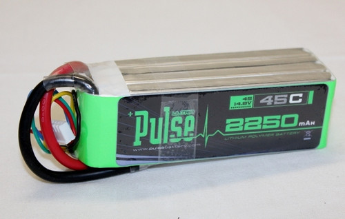 2250mAh 14.8V 45C- ULTRA POWER SERIES FOR MULTI-ROTORS by PULSE LIPO