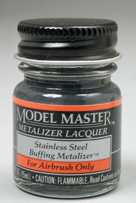 (D)  1402 Model Master Steel Buff Metallic 1/2 oz (D)  1402 Model Master Steel Buff Metallic 1/2 oz