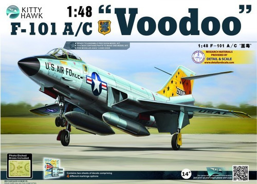(D)  1/48 USAF F-101A/C Voodoo Fighter