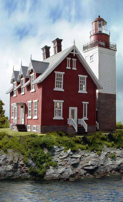 895 N scale Rocky Point Lighthouse