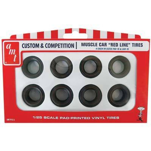 AMTPP013/24 1/25 Red Line Tires Parts Pack AMTPP013/24 1/25 Red Line Tires Parts Pack