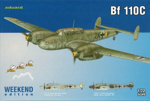 7426 Bf110C Fighter (Wkd Edition Plastic Kit) 1/72