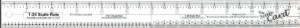 (D) 1:24 12-INCH SCALE RULE