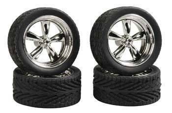 2301 T's w/Tires 23" Chrome (4)