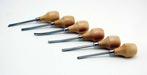 6pc Pro Quality Woodcarving Chisels