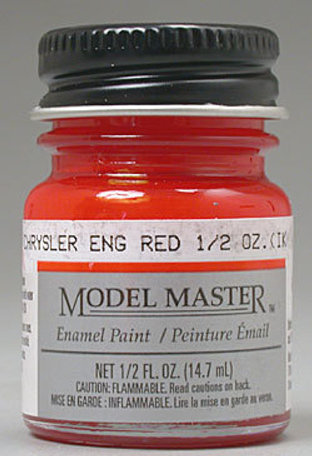 (D)  2732 Model Master Chrysler Engine Red 1/2 oz (D)  2732 Model Master Chrysler Engine Red 1/2 oz