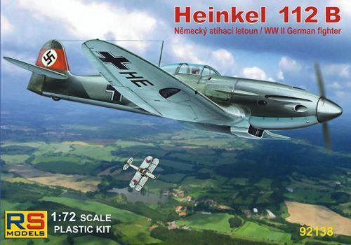 92138 Heinkel 112B WWII Fighter 1/72