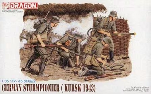 6024 Collection - German Strumpionier (Kursk 1943) 4 Figure Set 1/35